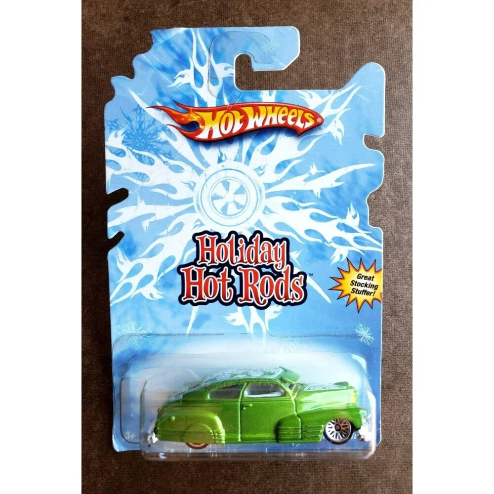 2008 Hot Wheels '47 CHEVY FLEETLINE Metalflake Green HOLIDAY HOT RODS Lace Wheel